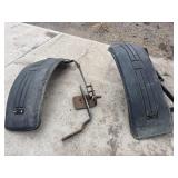 2 black John Deere 7710 fenders