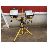 Light on Yellow tripod