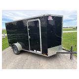 2013 black enclosed trailer VIN# 5NHUVH216DN073564