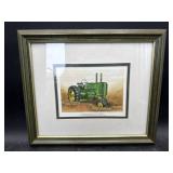 Framed picture John Deere Model G