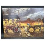 Metal sign- John Deere, IH Farmall