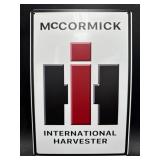 Metal sign- McCormick Interntaional Harvester