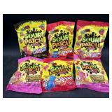 6 bags of sour patch kids