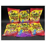 6 bags of sour patch kids