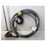 15ft cable with hooks
