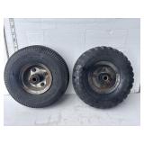 Two wheels: 4.10ï¿½3.50ï¿½4
