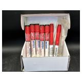 Lot of handheld signal flares