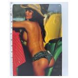 Metal sign- Tractor girl