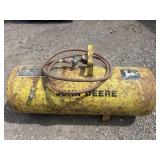 Yellow John Deere portable compressor