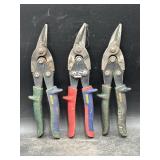 3 Irwin tin snips