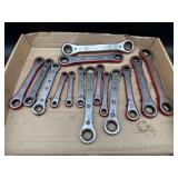 Lot of ratchet wrenches