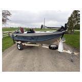 Smoker Craft fishing boat w/ trailer