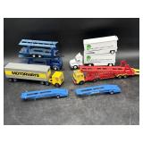 Lot of transport trucks, miscellaneous