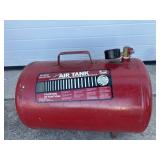 Red portable air tank