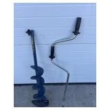 Blue polar ice auger