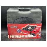 Portable gas range stove