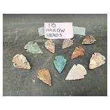 10 Arrow heads