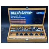 Mastercraft router bit set