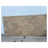 4 x 8 sheet of wood lattice