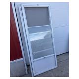 White screen door