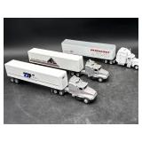 3 Transport trucks