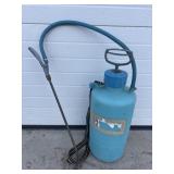 Blue hand sprayer