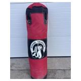 Red boxing bag