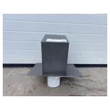 Grey metal vent