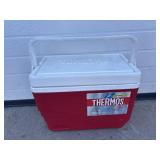 Red Thermos cooler