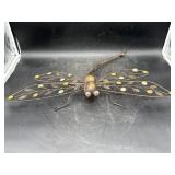 Metal dragonfly decor