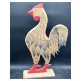 Wood rooster