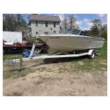 Sea Ray boat and trailer