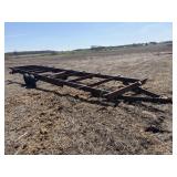 Metal trailer frame