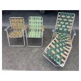 3 patio folding chairs