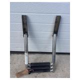 Telescoping boat ladder