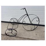 Metal tricycle garden decor