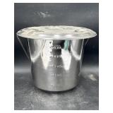 Stainless 10 ltr pal w/ lid