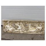 Clay plaque wall hanging