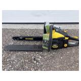 Yellow champion chain saw