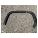 Plastic fender flare