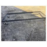 Metal cart frame base