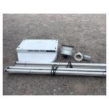Lot: range hood fan, lights