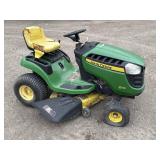 John Deere D110 riding lawnmower