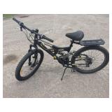 Black 24' fat tire Mongoose bike
