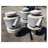 3 - 3in blower cyclones