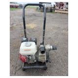 Honda pump on cart