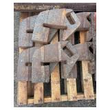 Six tractor suitcase, weights