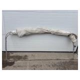 White boat canopy