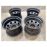 4 black rims