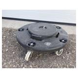 Black round cart
